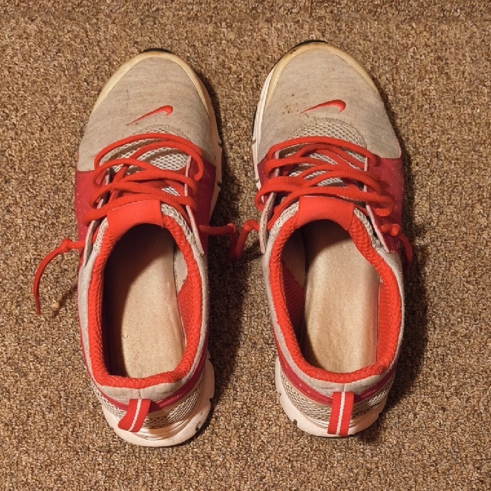 Nike Hot Pink and Gray Sneakers